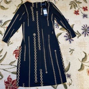 TOMMY HILFIGER GOLD CHAIN DRESS